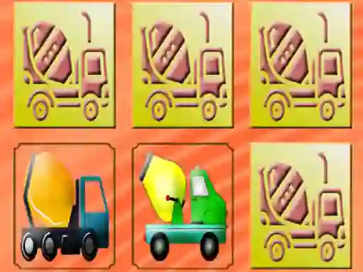 Igra Mixer Trucks Memory spletu
