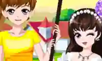 Igra Romantic Spring Couple spletu