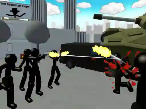 Igra Stickman City Shooting 3d spletu