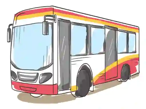 Igra Cartoon Bus Slide spletu