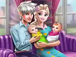 Igra Ice Queen Twins Family Day spletu