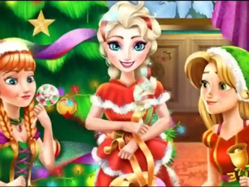 Igra Disney Princess Christmas Party spletu