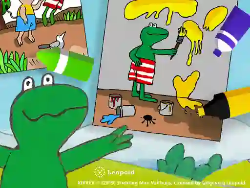 Igra Coloring Kikker spletu