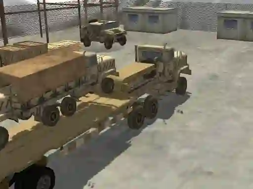 Igra Transport Army vehicle truck driving spletu