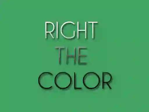 Igra Right the Color spletu