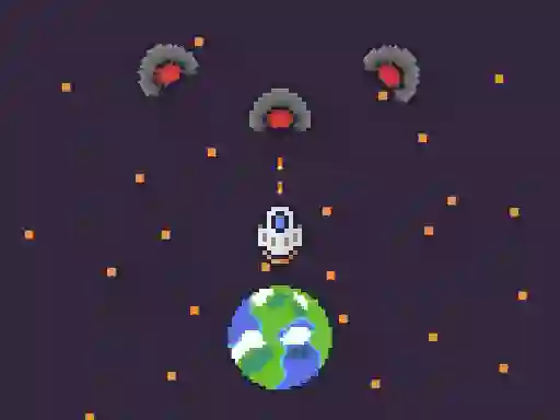 Igra Pixel Protect Your Planet spletu