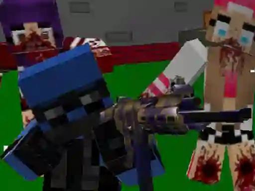 Igra Blocky Combat Special Forces: Zombie Apocalypse spletu