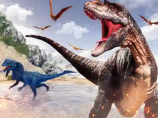 Igra Deadly Dinosaur Hunter Shooter spletu