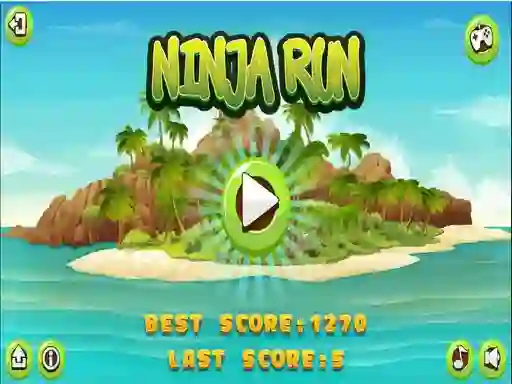 Igra Ninja Run spletu