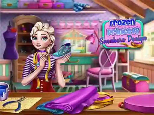 Igra Frozen Princess Sneakers Design spletu