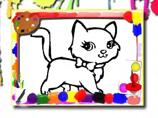Igra Sweet Cats Coloring spletu