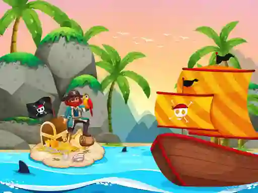 Igra Pirate Travel Coloring spletu