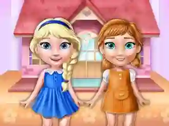 Igra Ellie And Annie Doll House spletu