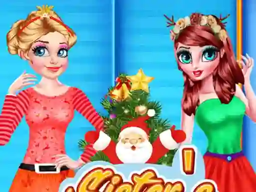 Igra Sisters Christmas Tree spletu