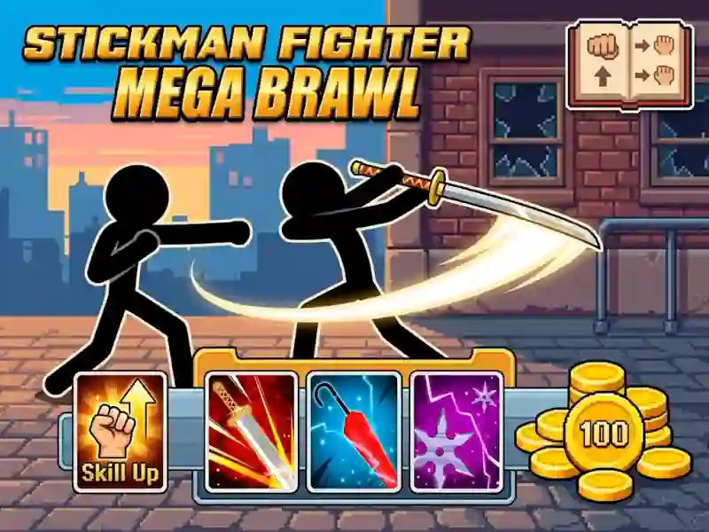 Igra Stickman Fighter Mega Brawl spletu