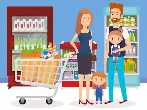 Igra Happy Shopping Jigsaw spletu