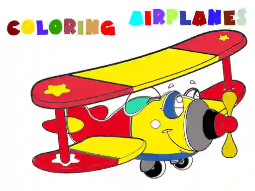 Igra Coloring Book Airplane 2 spletu