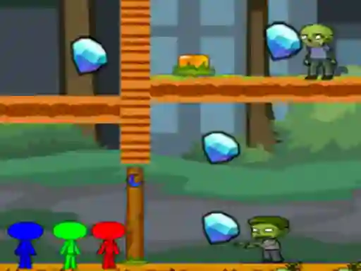 Igra StickMan Bros Vs Zombies spletu