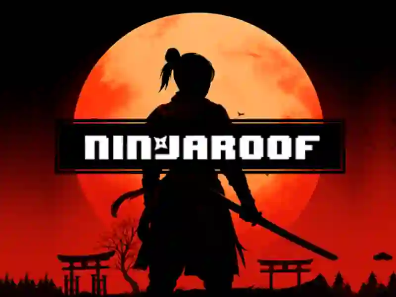 Igra Ninja Roof spletu