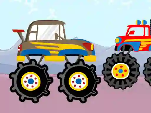 Igra Fun Monster Trucks Jigsaw spletu