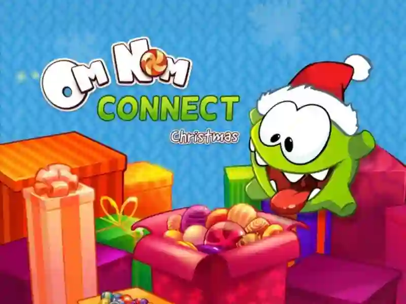 Igra Om Nom Connect Christmas spletu