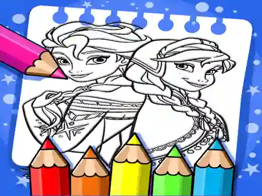 Igra Frozen Coloring Book spletu