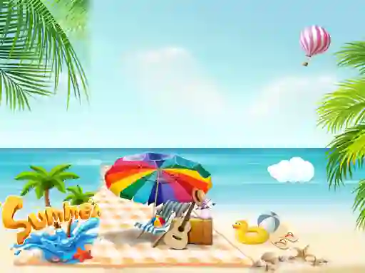 Igra Summer Beach Slide spletu