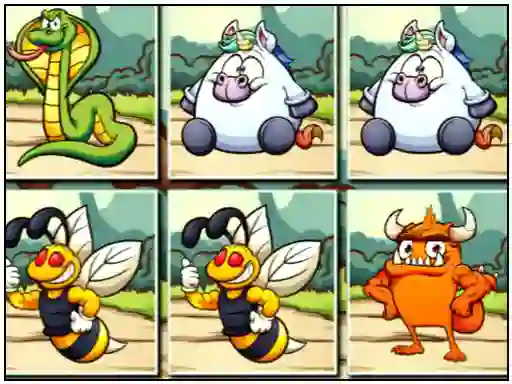 Igra Animals Memo Match spletu