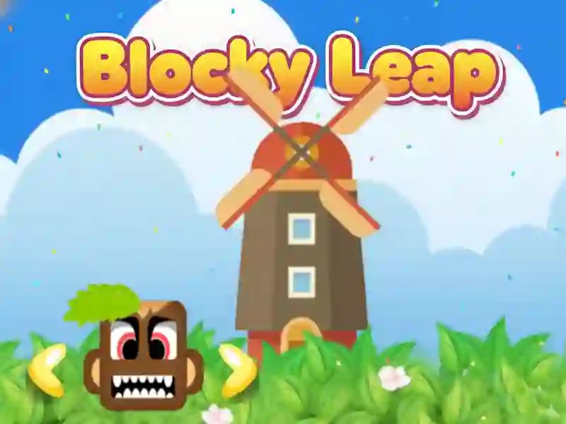 Igra Blocky Leap spletu