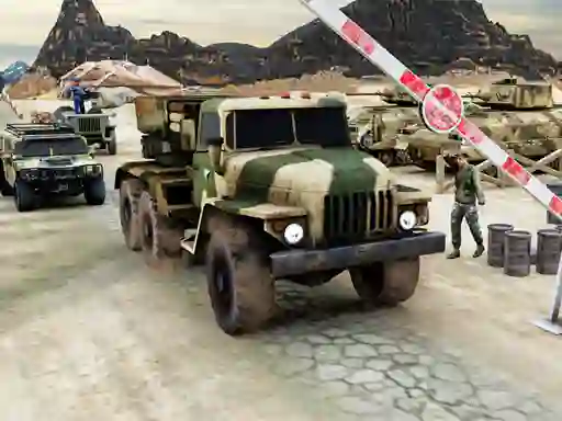 Igra Army Machine Transporter Truck spletu