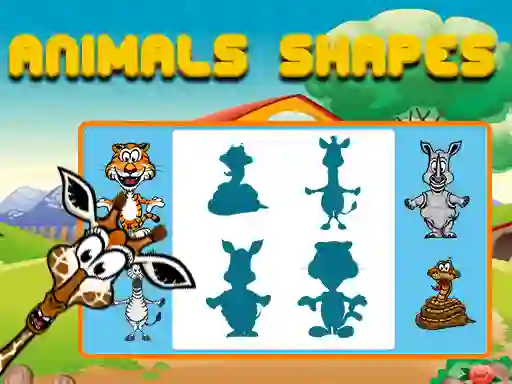 Igra Animals Shapes spletu