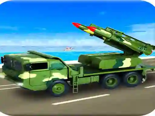 Igra Us Army Missile Attack Army Truck Driving Games spletu
