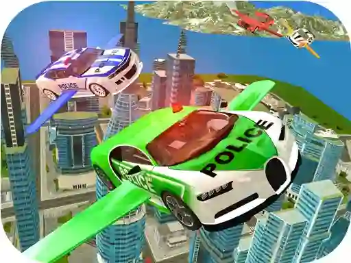 Igra Flying Police Car Simulator spletu