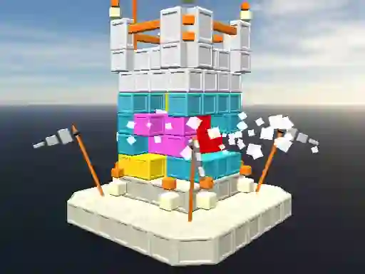 Igra Castle Block Destruction spletu