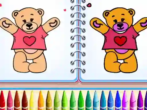 Igra Cute Teddy Bear Colors spletu
