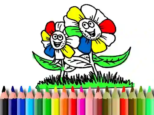 Igra Back to School: Flowers Coloring spletu