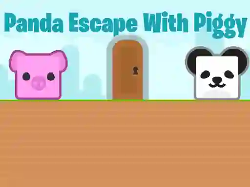 Igra Panda Escape With Piggy spletu