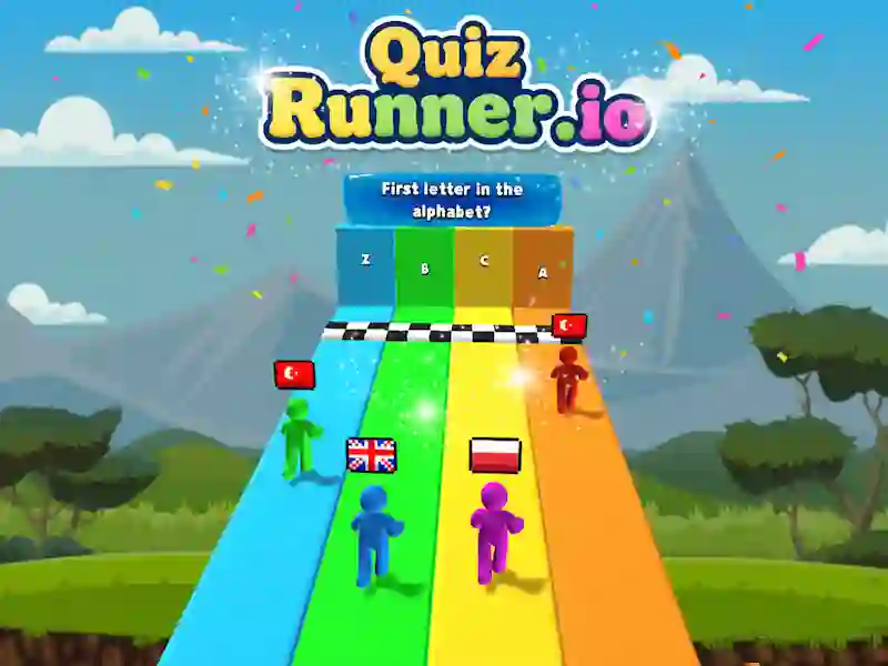 Igra Quiz Runner.io spletu