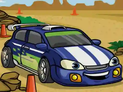 Igra Racing Cartoons Jigsaw spletu