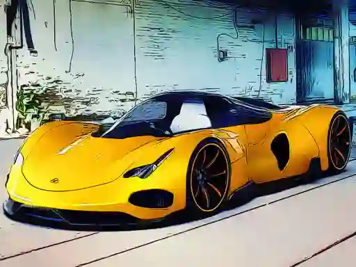 Igra Futuristic Car Models spletu