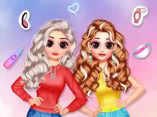 Igra Besties Makeover Salon spletu