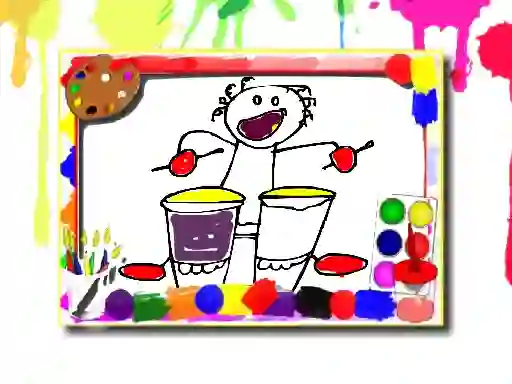 Igra Music Coloring Book spletu