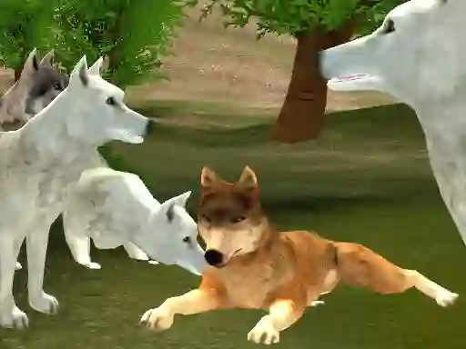 Igra Wild Wolves Hunger Attack spletu