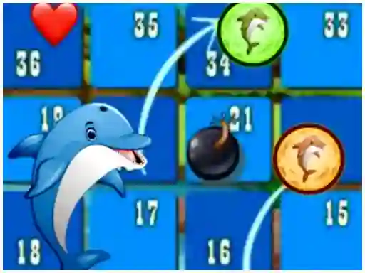 Igra Dolphin Dice Race spletu