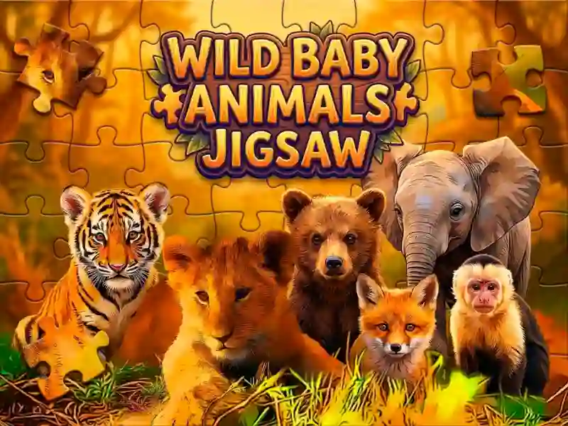Igra Wild Baby Animals Jigsaw spletu