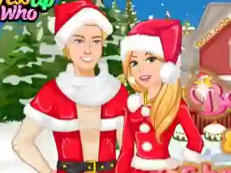 Igra Barbie and Ken Christmas spletu