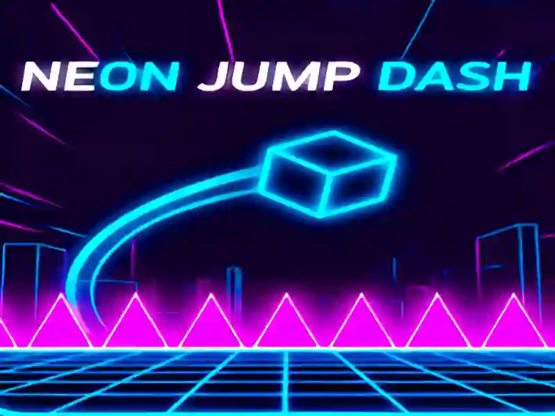 Igra Neon Jump Dash spletu