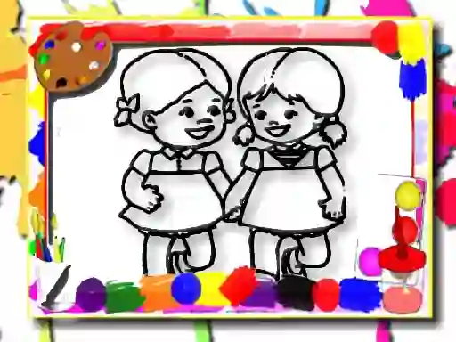 Igra Kids Coloring Time spletu