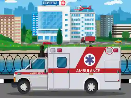 Igra Ambulance Trucks Differences spletu