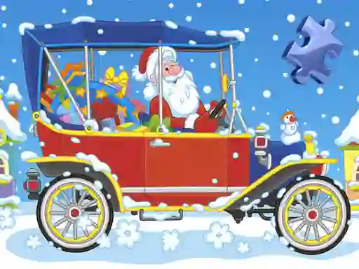 Igra Christmas Cars Jigsaw spletu